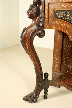 Featured, Elfenbein, Neo Gothic, Mahagoni, 800, 1800, hergestellt in Italien, #antiquariato, #librerie, #vetrine, #dimanoinmano