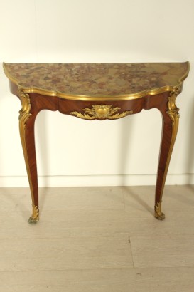 Konsole, Bronze, Marmor, Mahagoni, furniert, Bois de Violette, Napoleon III, Frankreich, 800, 1800, #antiquariato, #consolle, #dimanoinmano