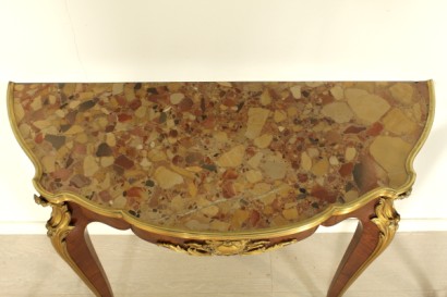 Konsole, Bronze, Marmor, Mahagoni, furniert, Bois de Violette, Napoleon III, Frankreich, 800, 1800, #antiquariato, #consolle, #dimanoinmano