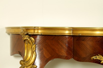 Konsole, Bronze, Marmor, Mahagoni, furniert, Bois de Violette, Napoleon III, Frankreich, 800, 1800, #antiquariato, #consolle, #dimanoinmano