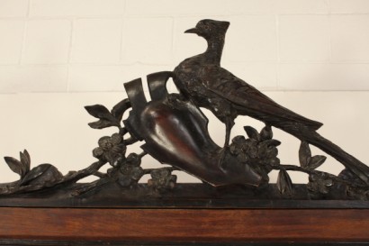 Umbertino, miroir, placard, placage, acajou, 800, 1800, fait en Italie, #bottega, #umbertino, #dimanoinmano