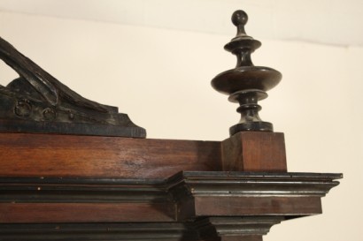 Umbertino, miroir, placard, placage, acajou, 800, 1800, fait en Italie, #bottega, #umbertino, #dimanoinmano