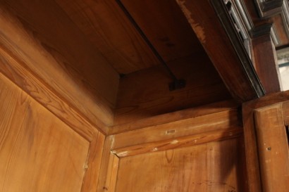 Umbertino, miroir, placard, placage, acajou, 800, 1800, fait en Italie, #bottega, #umbertino, #dimanoinmano