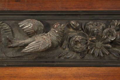 Umbertino, miroir, placard, placage, acajou, 800, 1800, fait en Italie, #bottega, #umbertino, #dimanoinmano