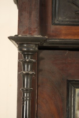 Umbertino, miroir, placard, placage, acajou, 800, 1800, fait en Italie, #bottega, #umbertino, #dimanoinmano