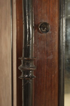 Umbertino, miroir, placard, placage, acajou, 800, 1800, fait en Italie, #bottega, #umbertino, #dimanoinmano