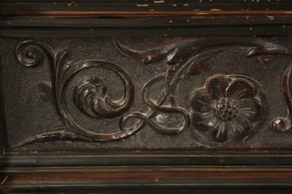 Umbertino, miroir, placard, placage, acajou, 800, 1800, fait en Italie, #bottega, #umbertino, #dimanoinmano