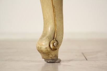 coin placard, décoration laquée, florale, polychrome, 900 de Baroque, fin, fait en Italie, #bottega, #barocchetto, #dimanoinmano