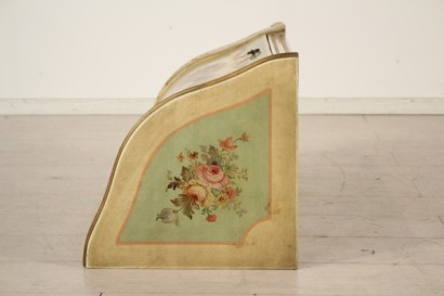 coin placard, décoration laquée, florale, polychrome, 900 de Baroque, fin, fait en Italie, #bottega, #barocchetto, #dimanoinmano