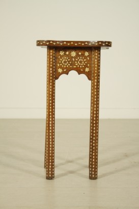 Tavolino intarsiato avorio