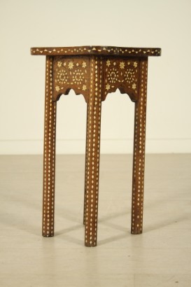 Tavolino intarsiato avorio