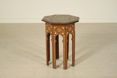 Tavolino intarsiato avorio