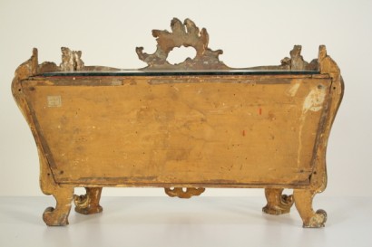 Teca intagliata e dorata