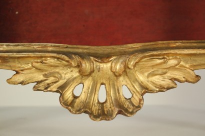 Teca intagliata e dorata