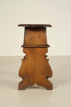 Hocker, Nussbaum, 600, 1600, hergestellt in Italien, #anquariato, #sedie, #dimanoinmano