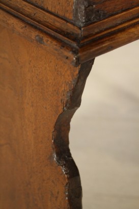 Hocker, Nussbaum, 600, 1600, hergestellt in Italien, #anquariato, #sedie, #dimanoinmano