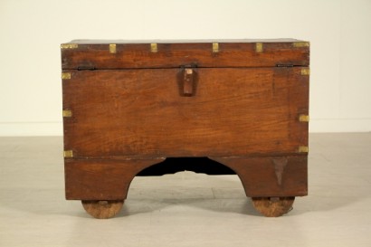 Kofferraum, orientalischer Stil, Messing, Teakholz, 900, 1900, #antiques, #altrimobili, # {* $ 0 $ *}