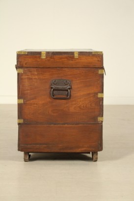Kofferraum, orientalischer Stil, Messing, Teakholz, 900, 1900, #antiques, #altrimobili, # {* $ 0 $ *}