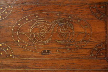 Kofferraum, orientalischer Stil, Messing, Teakholz, 900, 1900, #antiques, #altrimobili, # {* $ 0 $ *}