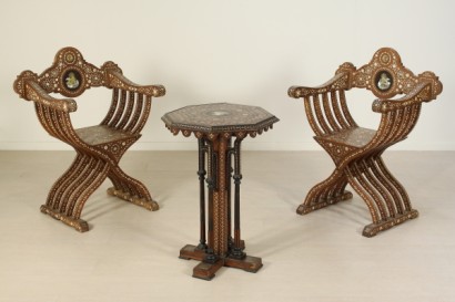 Savonarola Stühle paar