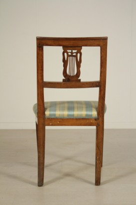 Gruppo quattro sedie neoclassiche