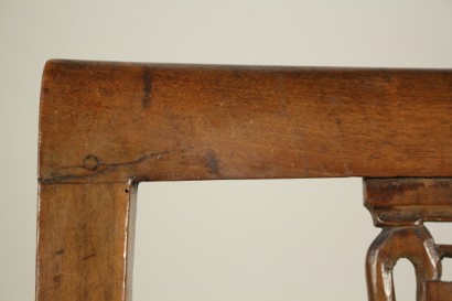 Gruppo quattro sedie neoclassiche