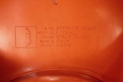 efebino, Stacy Dukes, Artemide, 70er, #modernariat, #complementi, # {* $ 0 $ *}