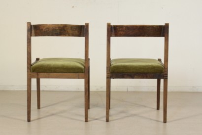 sedia, Cassina, faggio, imbottitura, velluto, anni 60, made in italy, #antiquariato, #modernariato, #sedie, #dimanoinmano