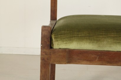 sedia, Cassina, faggio, imbottitura, velluto, anni 60, made in italy, #antiquariato, #modernariato, #sedie, #dimanoinmano