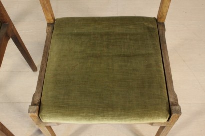 sedia, Cassina, faggio, imbottitura, velluto, anni 60, made in italy, #antiquariato, #modernariato, #sedie, #dimanoinmano