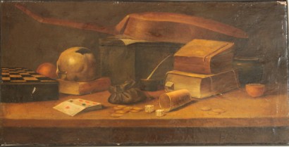 Natura morta su tavola