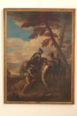 Paesaggio con cavalieri