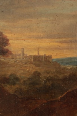 Paesaggio con cavalieri