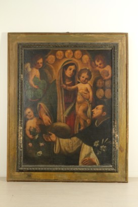 Madonna del Rosario con San Domenico