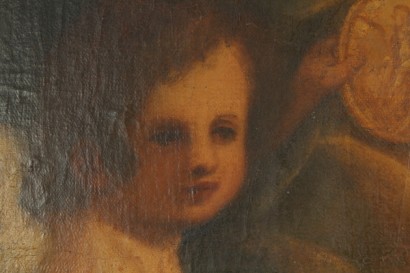 Madonna del Rosario con San Domenico