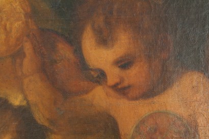 Madonna del Rosario con San Domenico