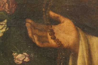 Madonna del Rosario con San Domenico