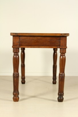 Tavolo-scrittoio gambe tornite