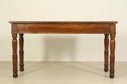 Tavolo-scrittoio gambe tornite