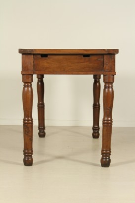 Tavolo-scrittoio gambe tornite