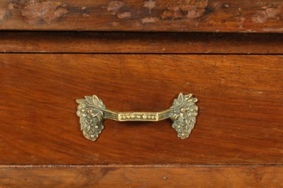 Tavolo-scrittoio gambe tornite