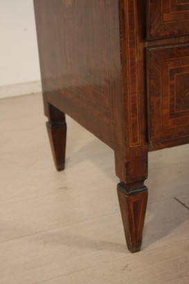 Kommode, Kiefer, Nussbaum, Buchsbaum, neoklassischen, 1700, Piacenza, hergestellt in Italien, #antiquariato, #cassettoni, Kommode, #dimanoinmano