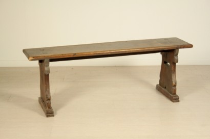 Bank, Walnuss, 800, hergestellt in Italien, #antiquariato, #altrimobili, #dimanoinmano