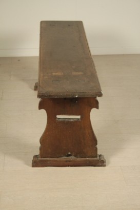 Bank, Walnuss, 800, hergestellt in Italien, #antiquariato, #altrimobili, #dimanoinmano
