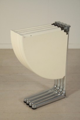 table, aluminum, 1970s, Giancarlo Piretti, Anonima Castelli, #modernariat, #tables, # {* $ 0 $ *}