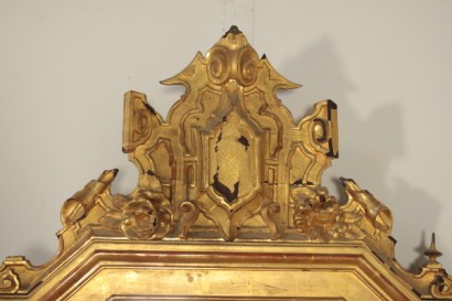 Mesa consola con espejo de Louis Philippe