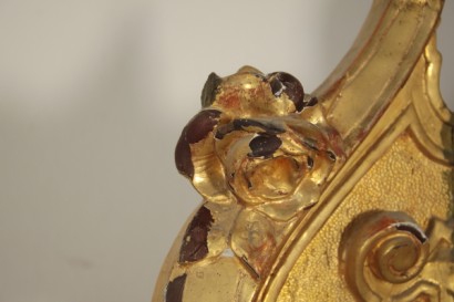 Mesa consola con espejo de Louis Philippe
