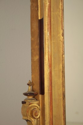 Mesa consola con espejo de Louis Philippe
