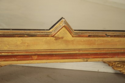 Mesa consola con espejo de Louis Philippe