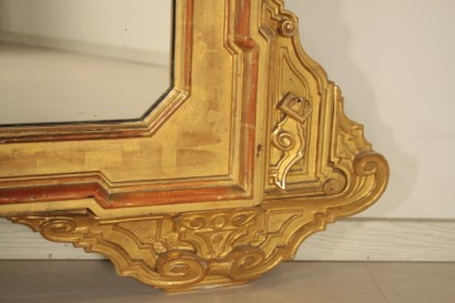 Mesa consola con espejo de Louis Philippe